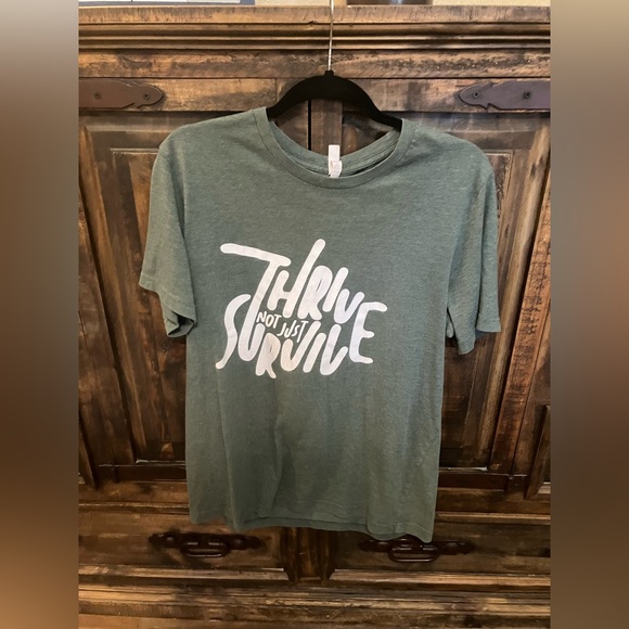 Bella Canvas | Tops | Canvas Large Green Tshirt | Poshmark